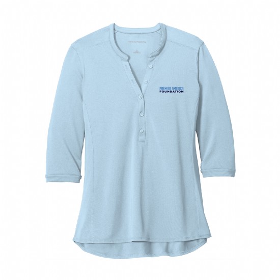 Port Authority Ladies UV Choice Pique Henley #4