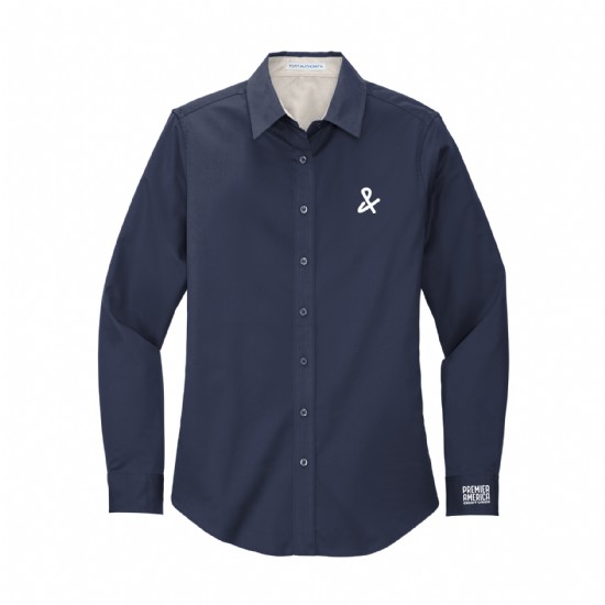 Port Authority Ladies Long Sleeve Easy Care Shirt #2