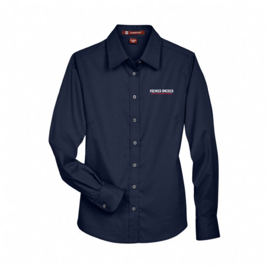 Ladies' Easy Blend Long-Sleeve Twill Shirt with Stain-Release #5