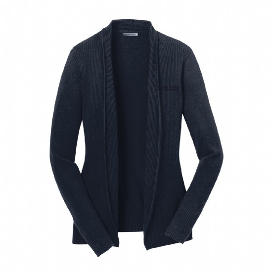 Port Authority Ladies Open Front Cardigan Sweater #8