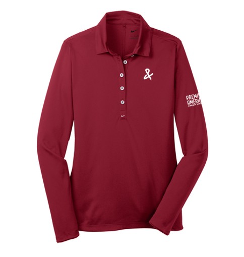 Nike Ladies Long Sleeve Dri-FIT Stretch Tech Polo #2