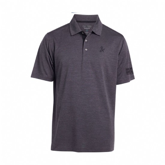 Pebble Beach Heather Stripe Polo