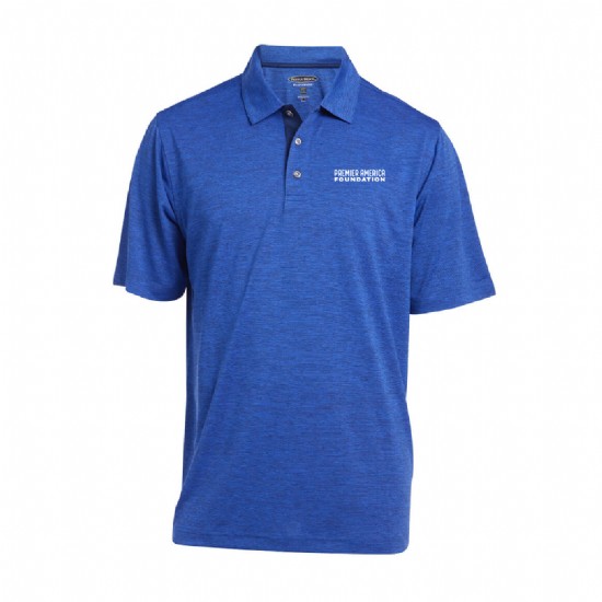 Pebble Beach Heather Stripe Polo #9