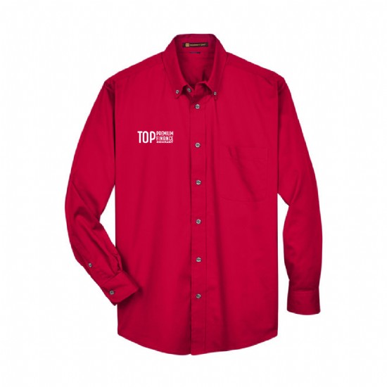 Easy Blend Long-Sleeve Twill Shirt with Stain-Release #12