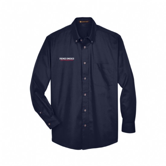 Easy Blend Long-Sleeve Twill Shirt with Stain-Release #4