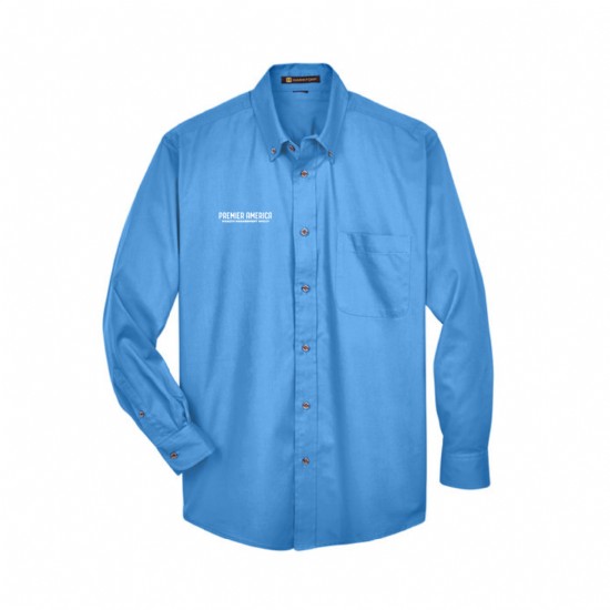 Easy Blend Long-Sleeve Twill Shirt with Stain-Release #5