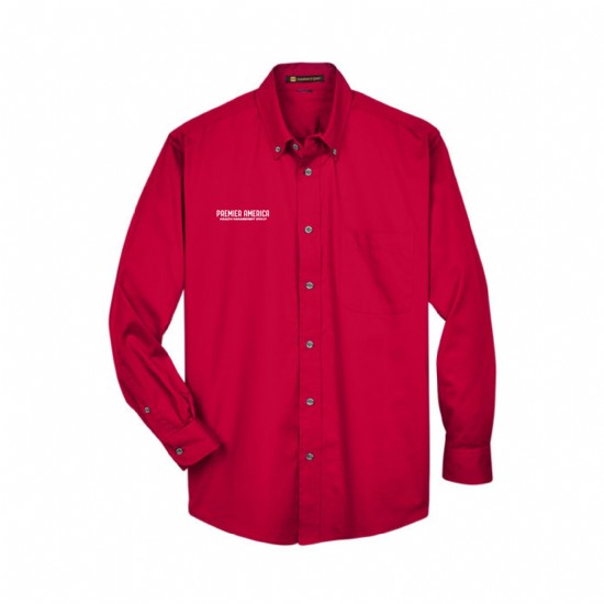 Easy Blend Long-Sleeve Twill Shirt with Stain-Release #6