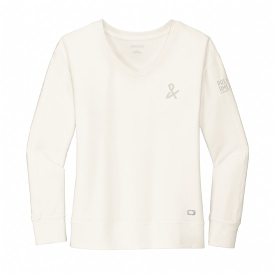 OGIO Ladies Luuma Flex Long Sleeve V-Neck