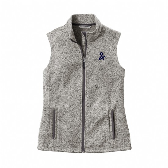 Port Authority Ladies Sweater Fleece Vest