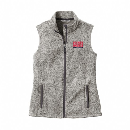 Port Authority Ladies Sweater Fleece Vest #2