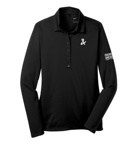 Nike Ladies Long Sleeve Dri-FIT Stretch Tech Polo #2
