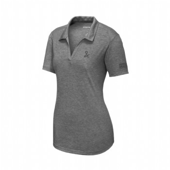 Sport-Tek  Ladies PosiCharge  Tri-Blend Wicking Polo